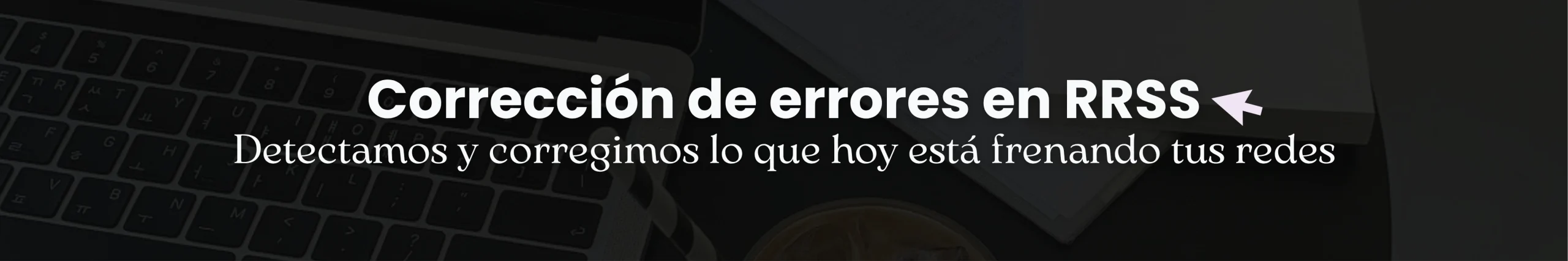 Corrección de errores en RRSS